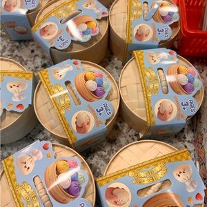 Squeezy Dumplings Squishy Toy Pack - Pastel Multicolor viral